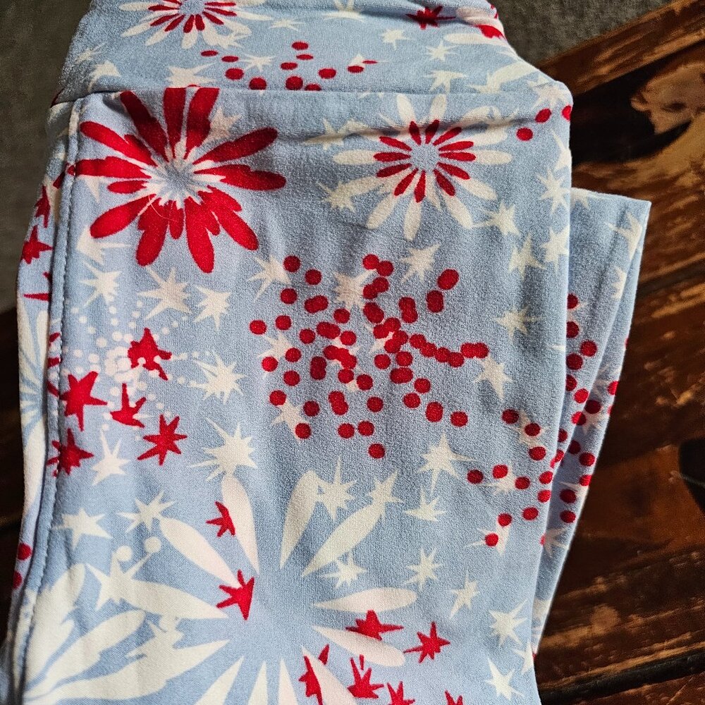 Kids L/XL 4th of July Leggings - LuLaRoe